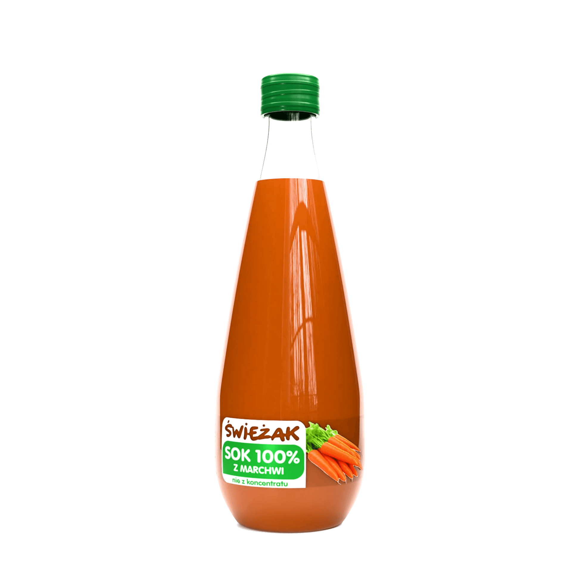 Butelka soku Marchew