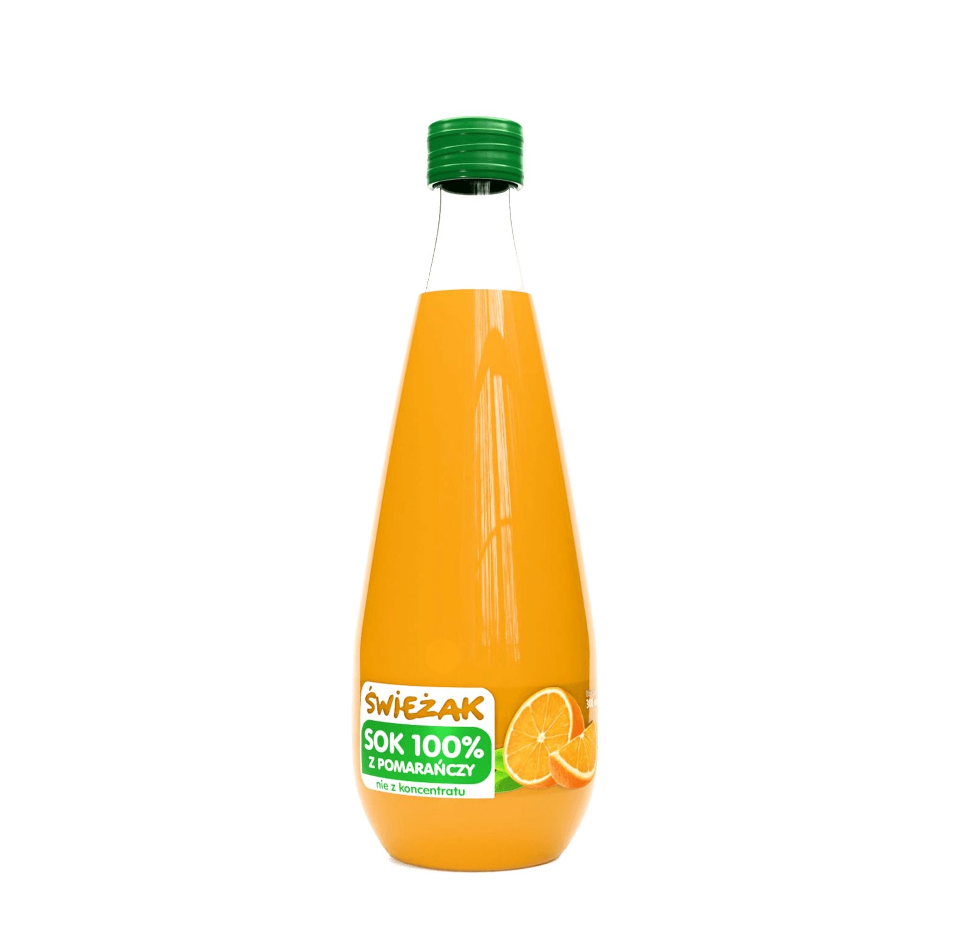 Butelka soku Pomarańcza